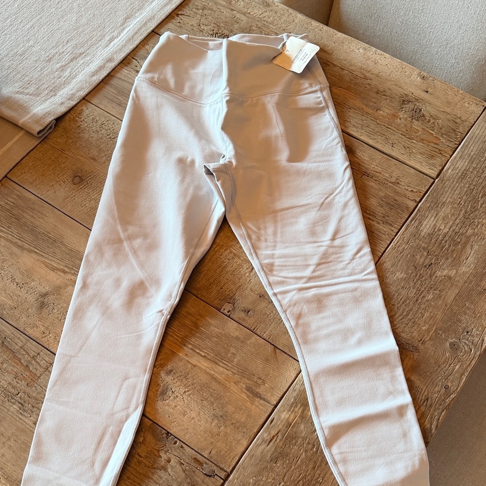 Fabletics Never worn Powerhold High-Waist Light Cream Leggings